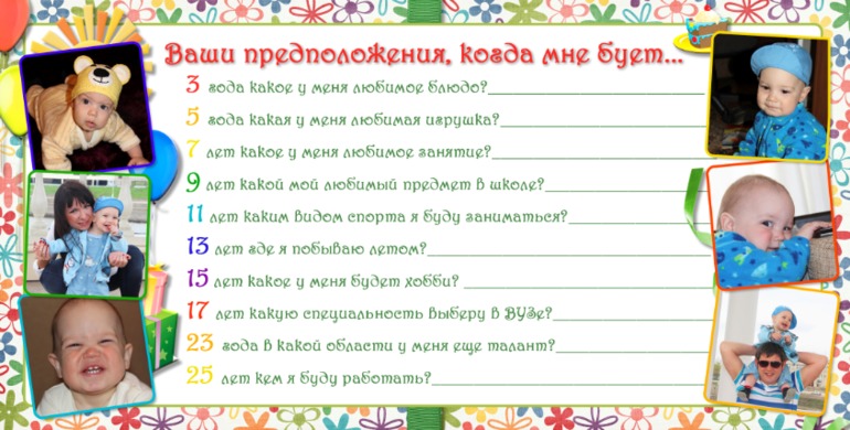 Как нарисовать плакат на годик своими руками Как нарисовать плакат на годик своими руками