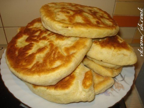 лепёшка с картошкой на сковороде сварить лепёшка с картошкой на сковороде