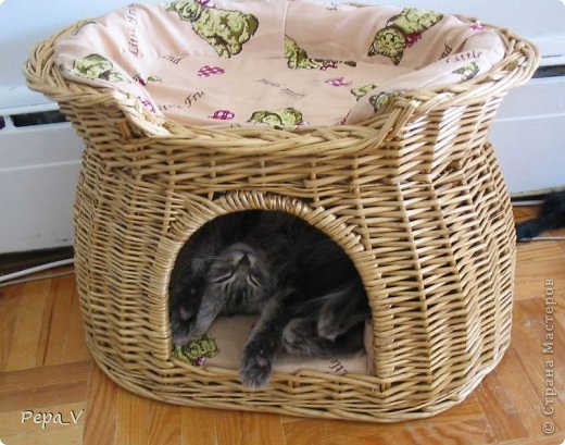 Как сделать корзину для кошки Как сделать корзину для кошки