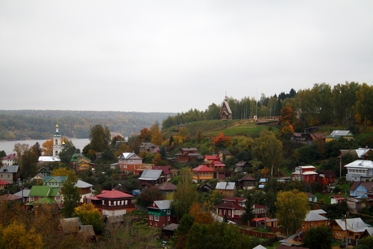 Осенний город Плес....