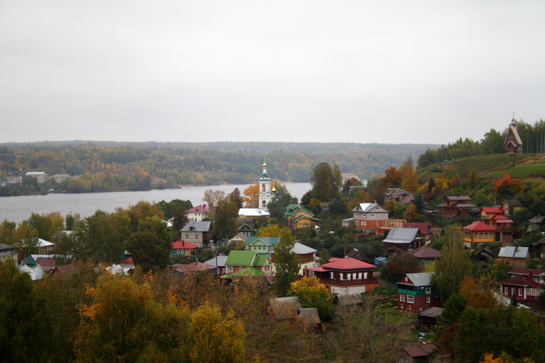 Осенний город Плес....