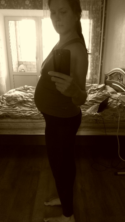 Вуаля...фото пуза!