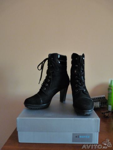 Велюровые сапожки Elmonte р.39, забирать в Люблино