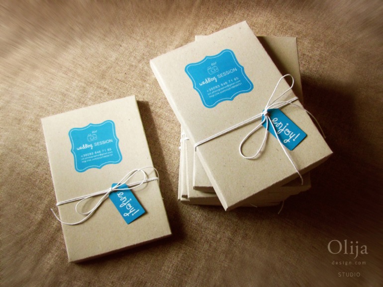 Персональный бренд фотографа. Стильная упаковка для оформления конечной продукции фотографа.