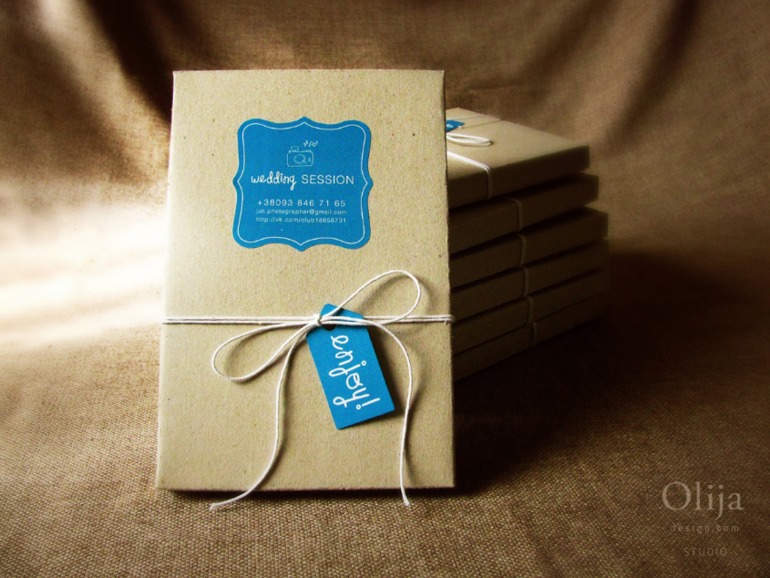 Персональный бренд фотографа. Стильная упаковка для оформления конечной продукции фотографа.