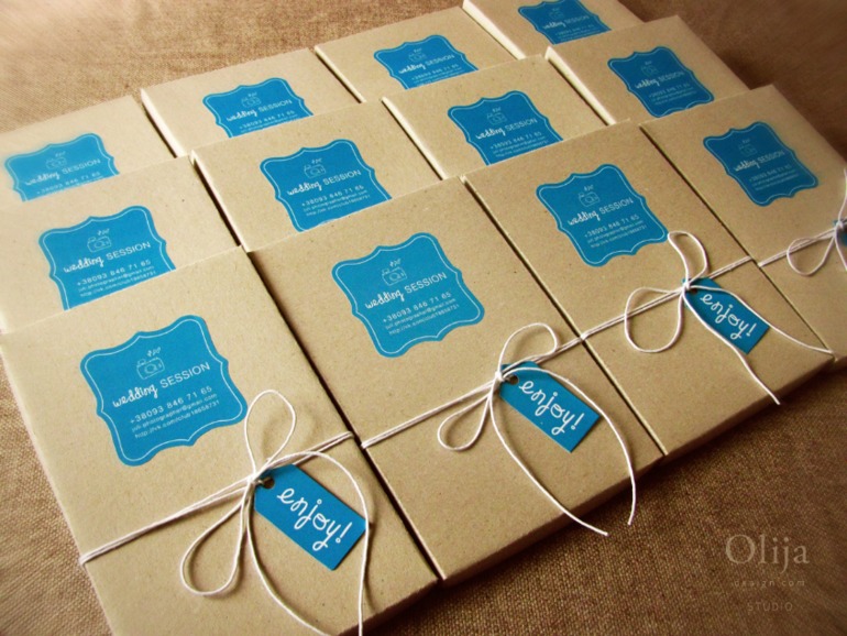 Персональный бренд фотографа. Стильная упаковка для оформления конечной продукции фотографа.