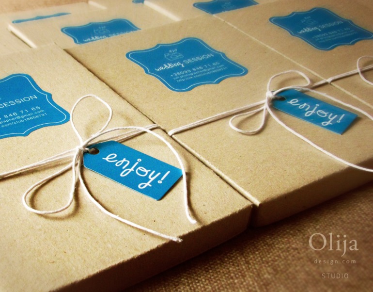 Персональный бренд фотографа. Стильная упаковка для оформления конечной продукции фотографа.