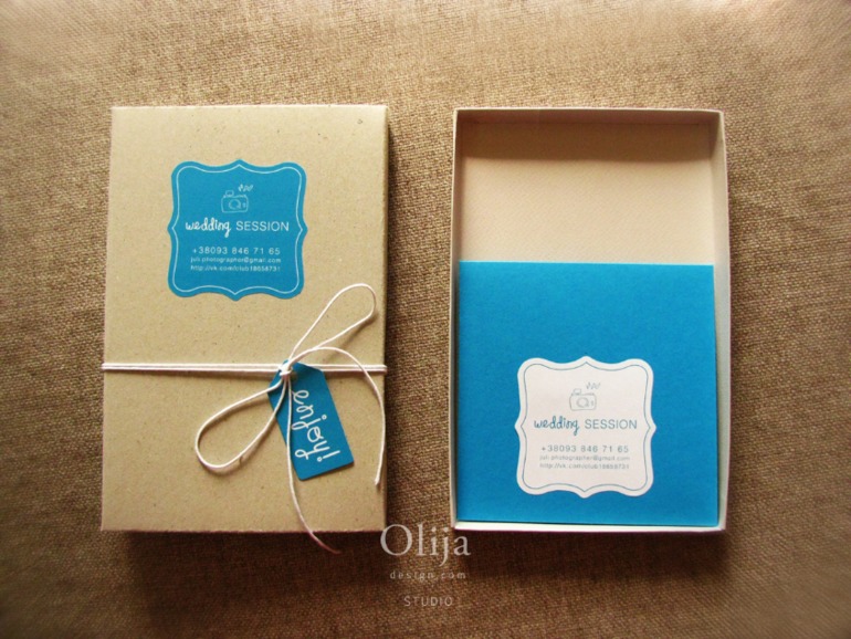 Персональный бренд фотографа. Стильная упаковка для оформления конечной продукции фотографа.