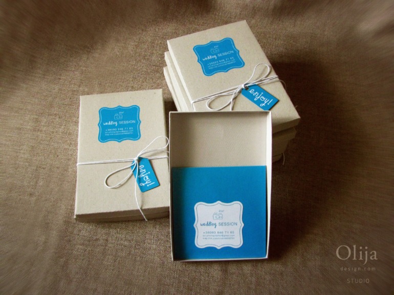 Персональный бренд фотографа. Стильная упаковка для оформления конечной продукции фотографа.