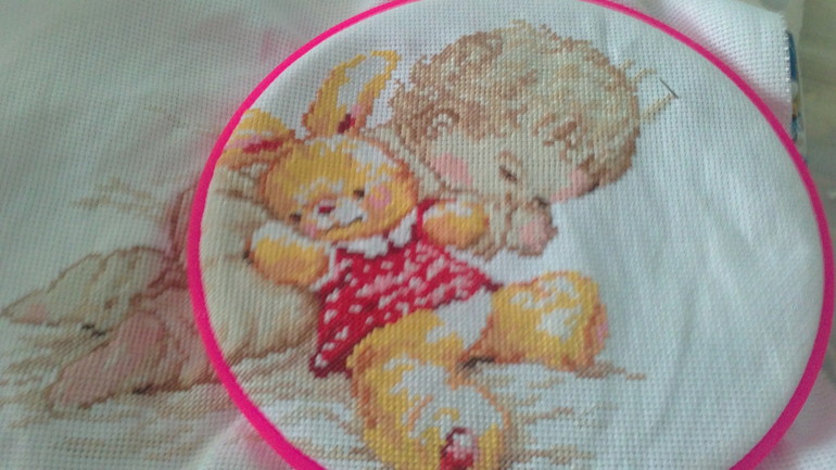 Девочки, я обещала Вам показать свою вышивку