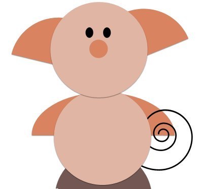 10 идей простых и красивых аппликаций из кружочков