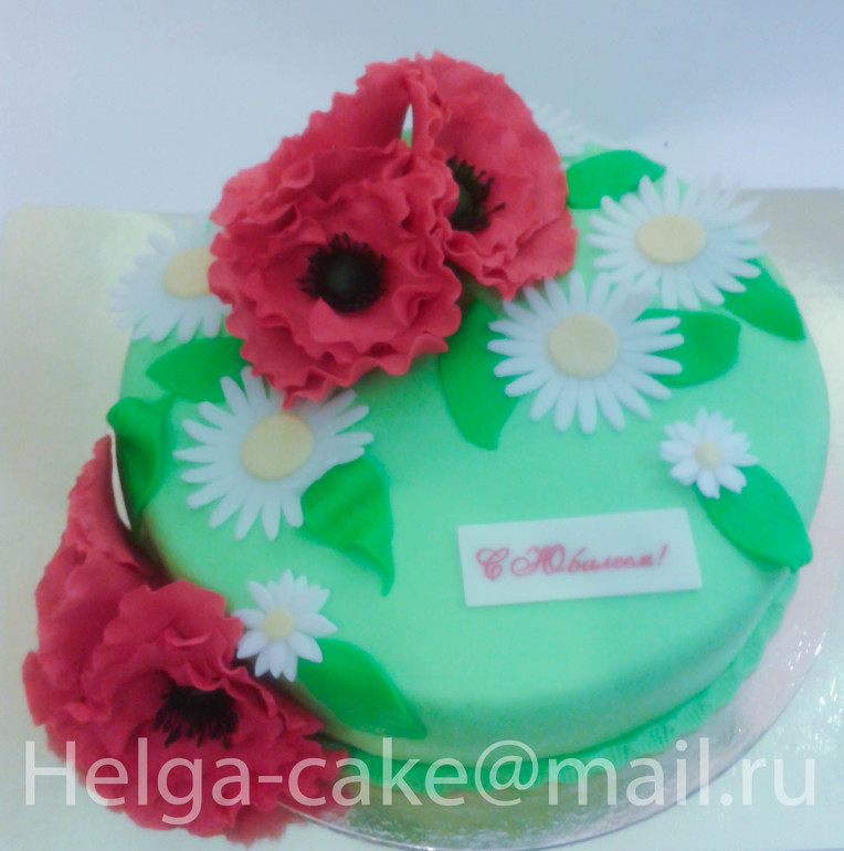 Тортик для дамы на Юбилей)