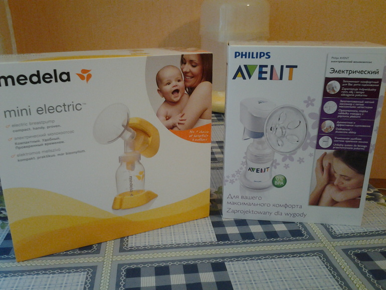 Сравнительный анализ эксплуатационных характеристик двух молокоотсосов: Medela Mini Electric vs  Avent Isis Iq Uno BPA-Free