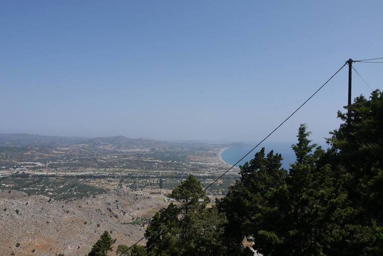 Наша поездка на Родос, монастырь Цамбики.