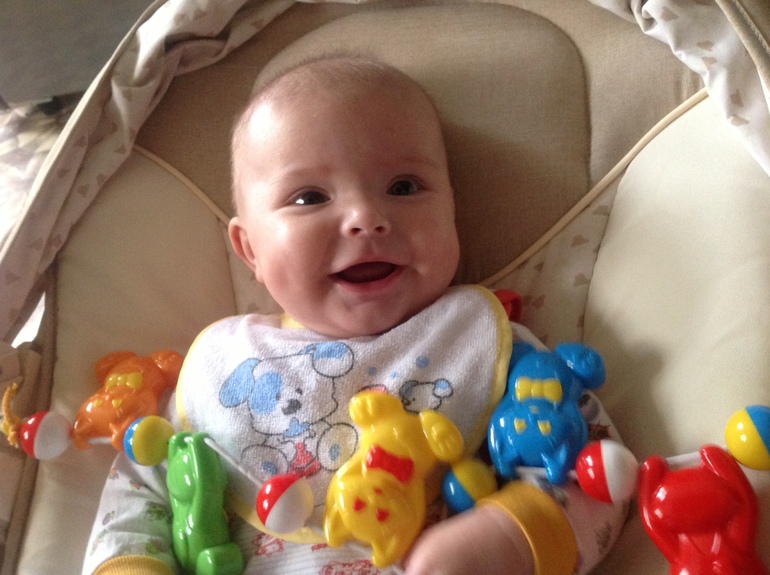 Дашулины 4 месяца