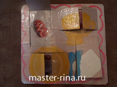 Планшет с окошечками для карточек.