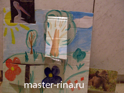 Планшет с окошечками для карточек.