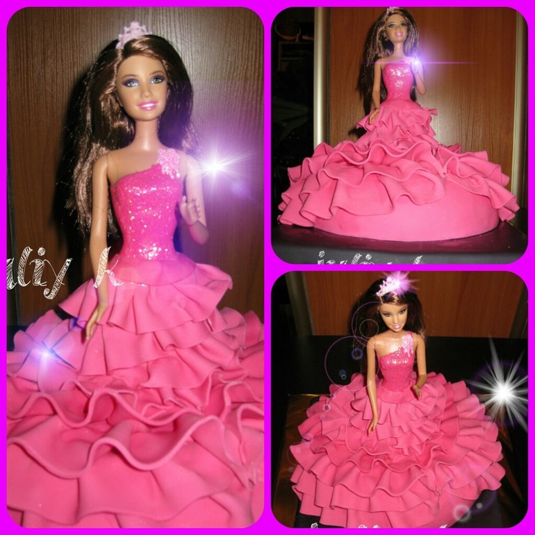 Тортик "Барби" (торты на заказ! http://vk.com/club50272214 или на ББ-обращайтесь!)