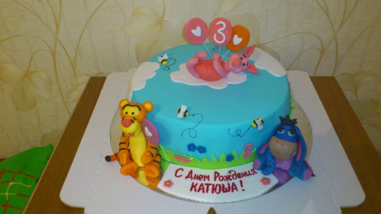 Тигра, пятачок. ослик.