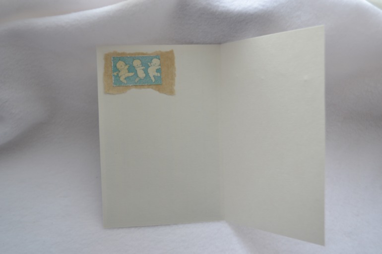 Папочка для свидетельства о рождении и открытки.