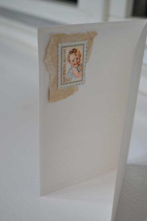 Папочка для свидетельства о рождении и открытки.