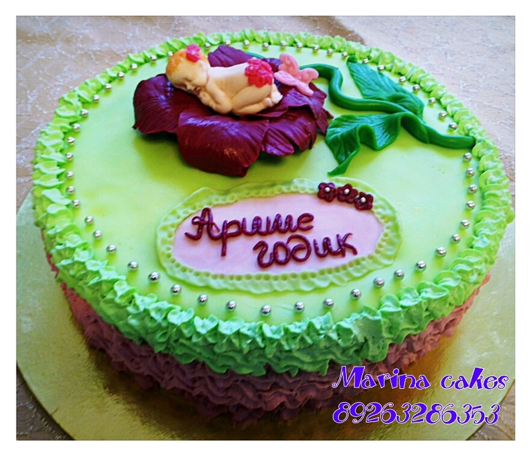 тортик"малышке на годик"