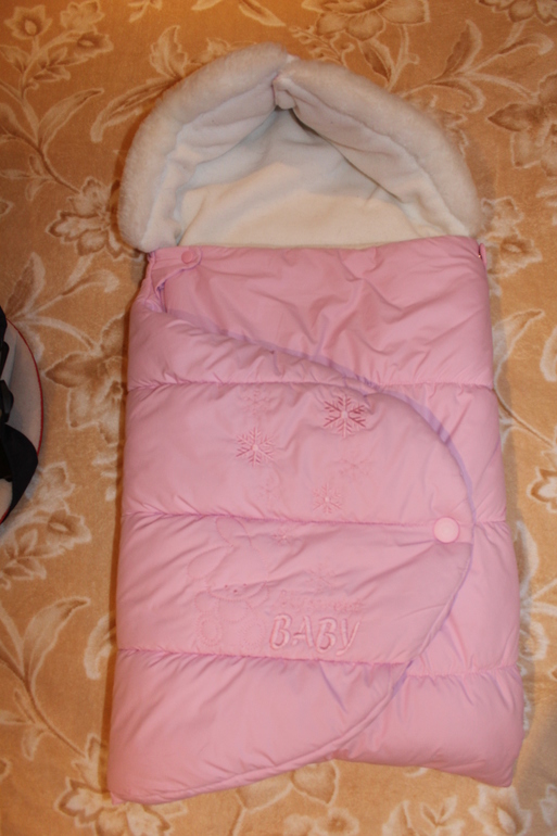 конверт на синтепоне для девочки в идеале 600р