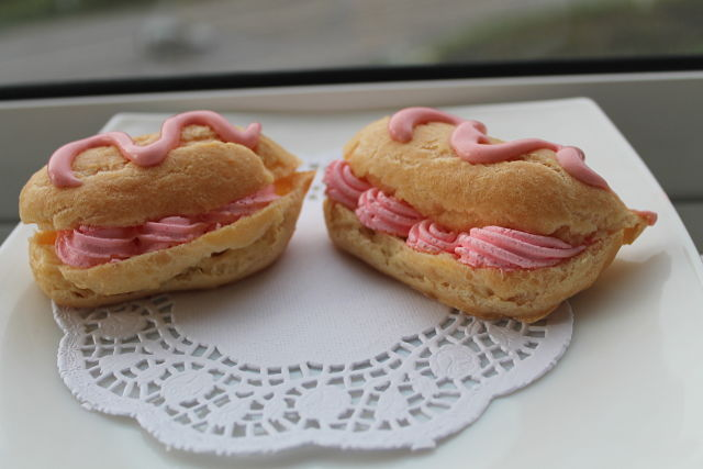 Эклеры"Розовая мечта"