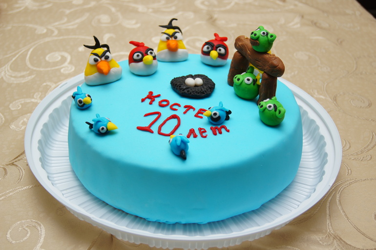 Мой первый Мастичный торт