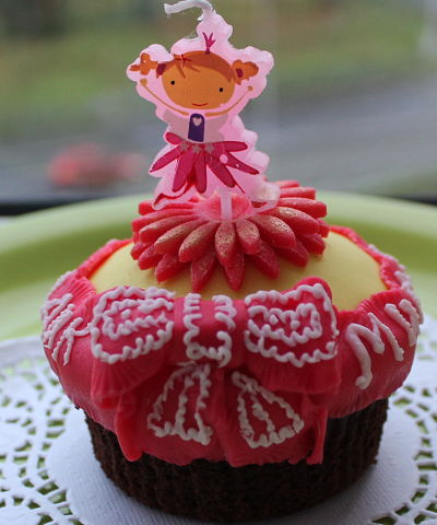 Мои первые мастичные капкейки