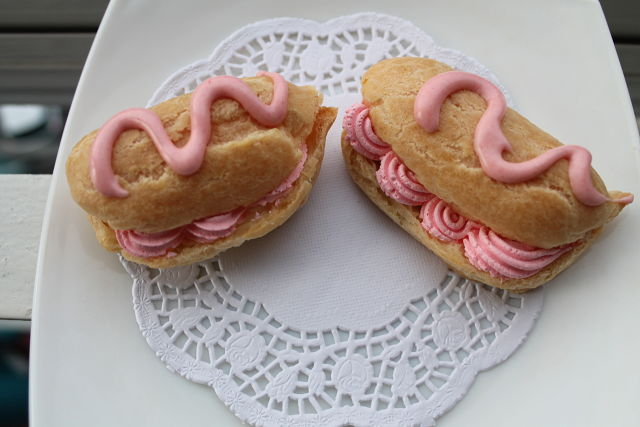 Эклеры"Розовая мечта"