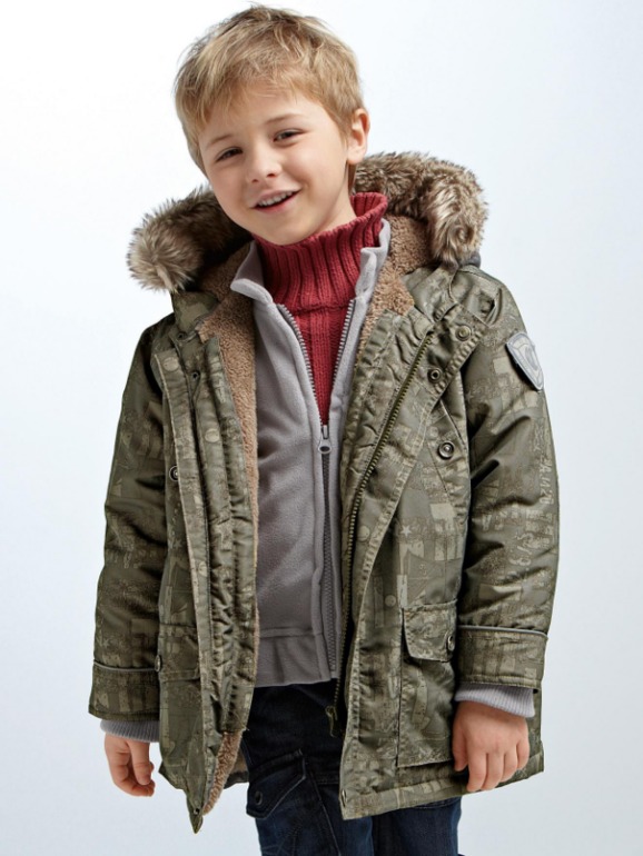 Новая осенне-зимняя куртка-парка для мальчика 3 в 1 на рост 120-126 см 2800 руб.