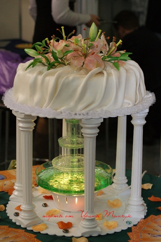 Торт свадебный на выставку