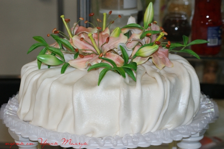 Торт свадебный на выставку