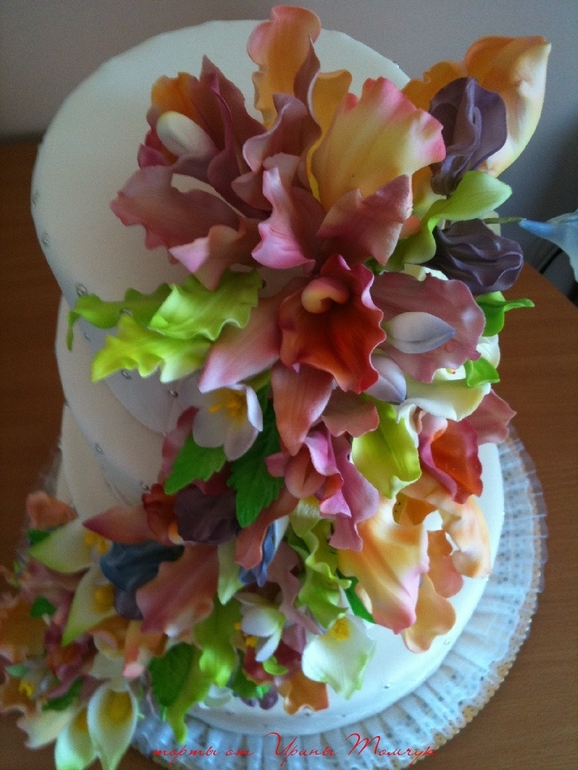 Торт свадебный