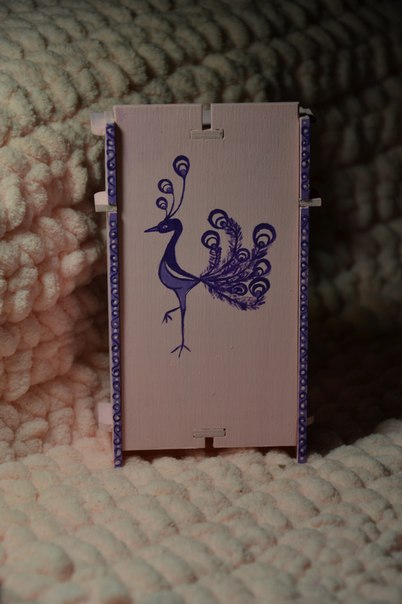 Мебель для кукол росписанная вручную.