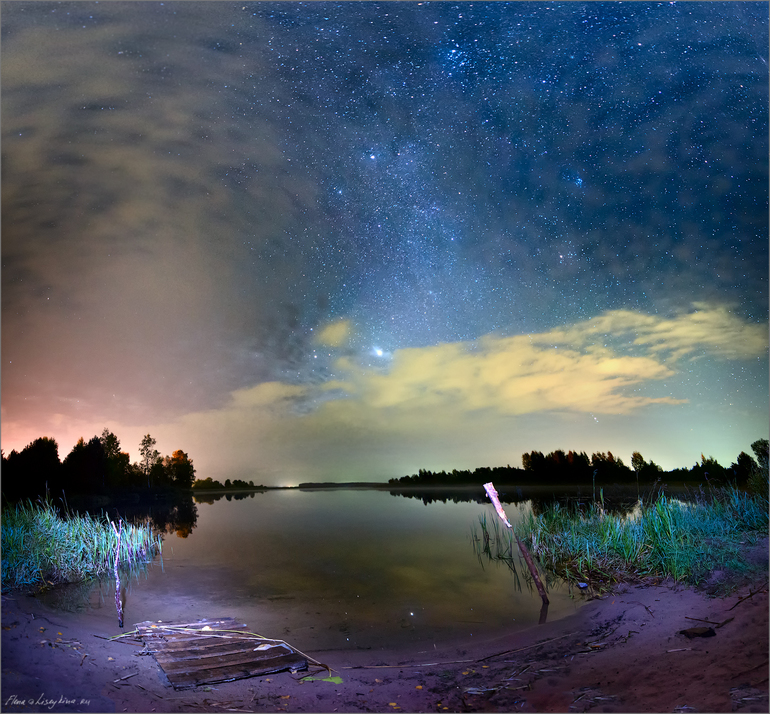 Ночь на озере