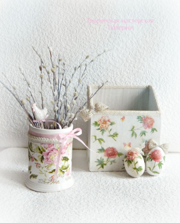 Несколько моих декупажных работ)