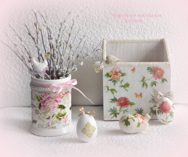 Несколько моих декупажных работ)