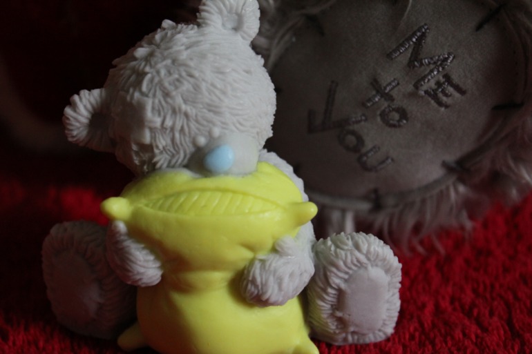 Мыло ручной работы мишки тедди