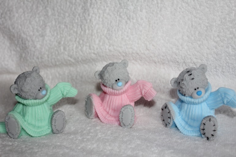 Мыло ручной работы мишки тедди