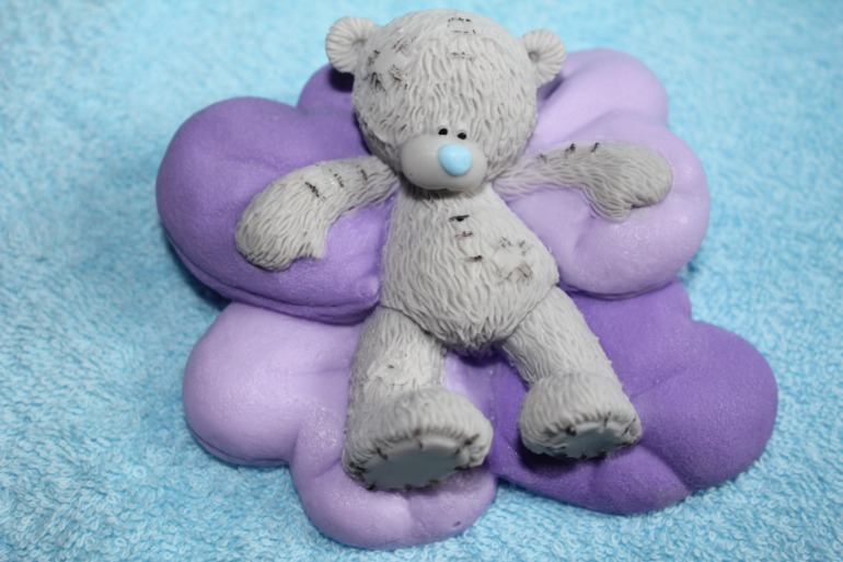 Мыло ручной работы мишки тедди