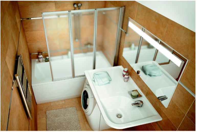 Маленькие ванные комнаты