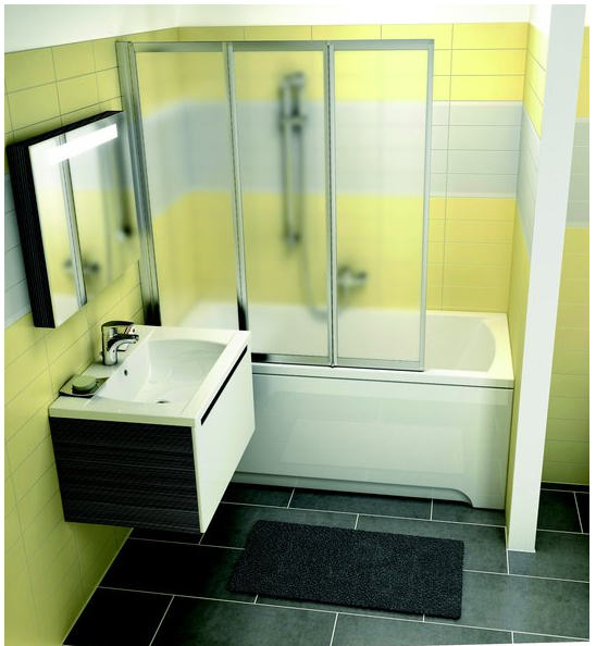 Маленькие ванные комнаты