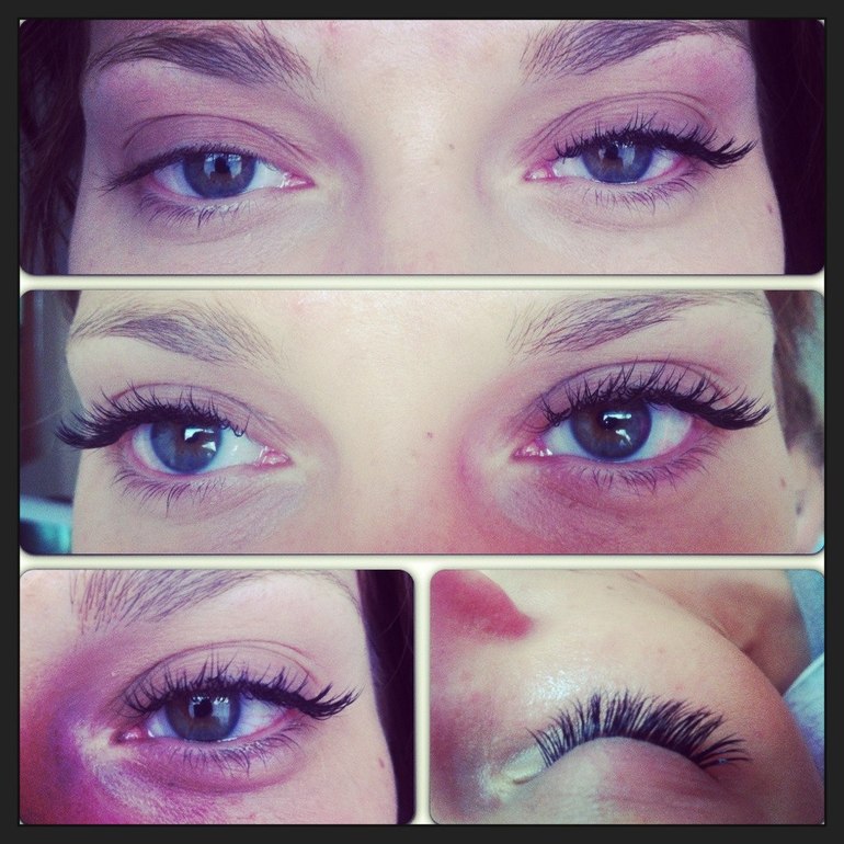 Наращивание по японской технологии (пореснично) 1000р