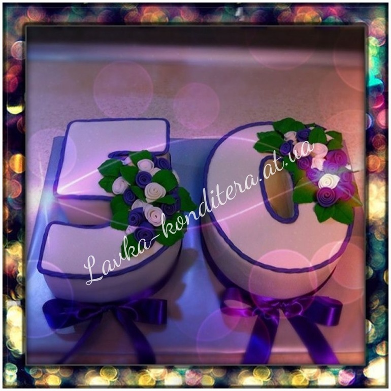 Торты Юбилейные на 50-60 лет