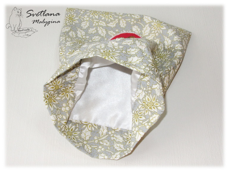 Новогодний сапожок и мешочек для подарка