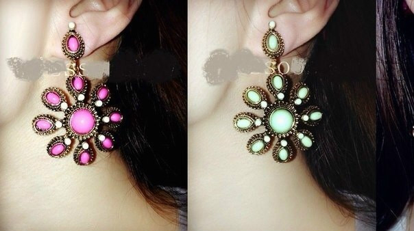 Красотки!!Для вас такая красота!!Серёжки ( ф. и не только) из Китая!!))