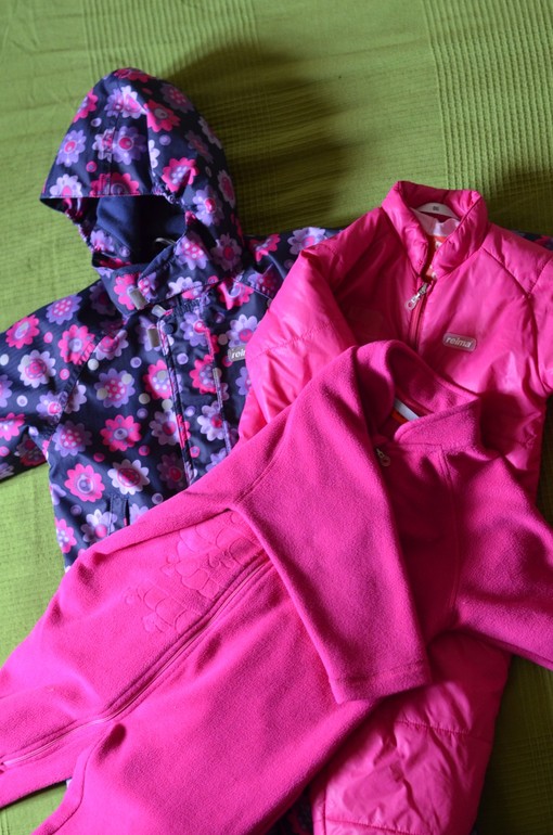 Слитный зимний комбинезон Reima tec + 2 поддевы. Размер 86