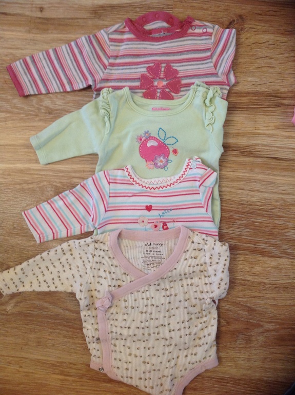 Слипы, боди, шапочки Одежда 0-3 мес